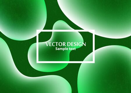 Abstract geometric fluid background. Colorful fluid color with shape elements. Dynamic style. Modern and creative design for banner, flyer, cover, poster, business card. Vector illustration.のイラスト素材