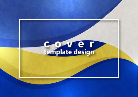 Bright abstract color waves, texture. Abstract business background, corporate design. Modern template for card, banner, flyer, brochure. Vector illustration.のイラスト素材