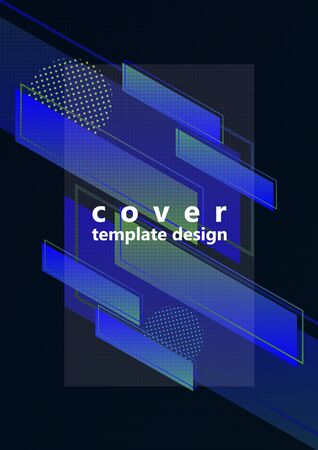 Abstract colorful geometric composition background of bright diagonal stripes and lines, frame for text. Dynamic, stylish design. Template for banners, flyers, posters, brochures. Vector illustrationのイラスト素材
