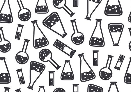 Flasks color iconのイラスト素材