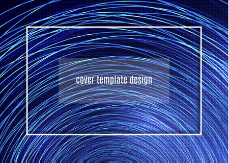 Stylish background with many bright shiny circles. Template for your presentation, flyer layout, banners, logo, presentation. Vector illustrationのイラスト素材