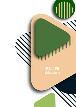 speed lines in the shape of a circle and a triangle. Modern icon design. Creative sign or symbol. Geometric design element. Vector illustrationのイラスト素材
