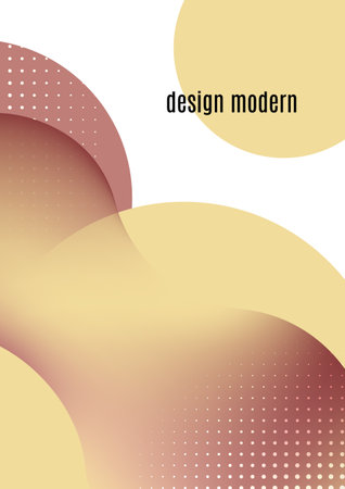 Abstract fluid and modern elements. Dynamic color shapes and lines. Liquid blurred colorful gradient organic shapes. Isolate on white background. Vector illustrationのイラスト素材