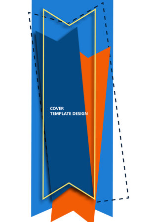 Sticker, colorful arrows, template with place for text. Concept for website, flyer, brochure, poster Vector illustrationのイラスト素材