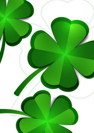 St. Patrick's Day banner design template. Simple banner for website, store, magazine promotions. Vector illustrationのイラスト素材