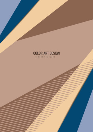 Geometric design from triangles and lines, creative concept, modern abstract background. Template for business brochure, flyer, leaflet, cover. Vector illustrationのイラスト素材