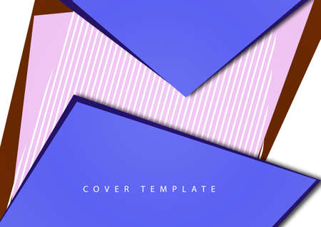 abstract background. Bright geometric colored overlapping polygons and lines. fashion design. vector...