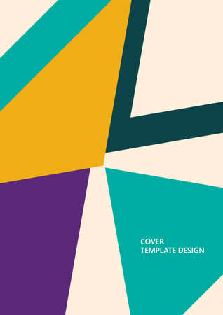 geometric background. Triangles template for business presentations, app covers and website design. vector illustrationのイラスト素材