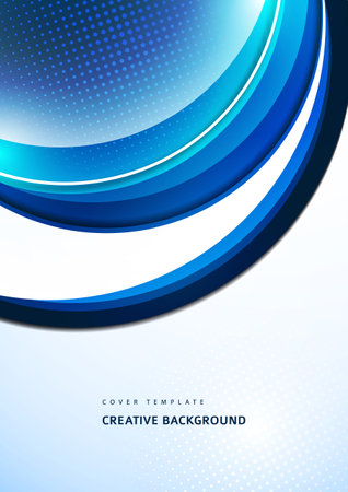 creative geometric wallpaper. Round shapes, lines background. Business template for wallpaper, banner, background or landing. vector illustrationのイラスト素材