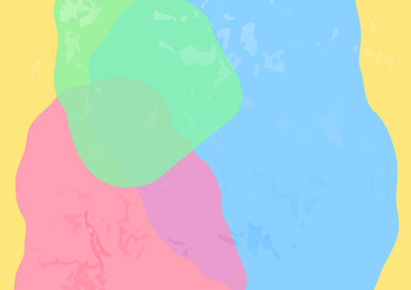 Bright colored wavy background. Template for your design. vector illustrationのイラスト素材