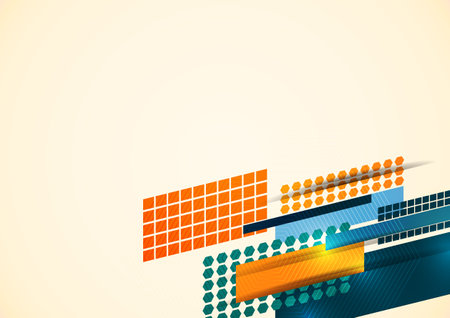 Modern overlaps of dynamic geometric shapes. Cover for cover, wallpaper, poster, banner, website, flyer. Vectorのイラスト素材