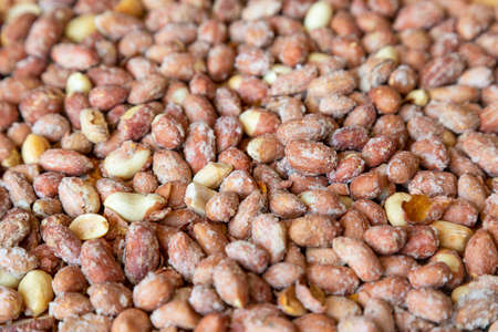 Salted roasted peanutsの写真素材