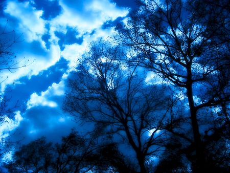 blue skyの写真素材