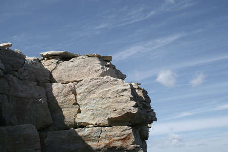 Limestone rockの写真素材