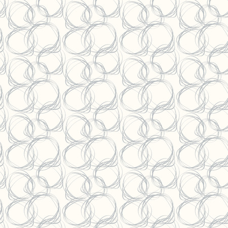 Seamless pattern with hand drawn abstract doodle ornamentのイラスト素材