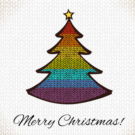 Merry christmas greeting cardのイラスト素材