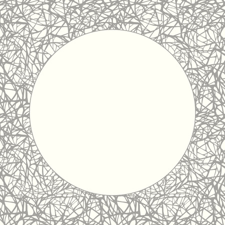 Abstract background with hand drawn geometric ornamentのイラスト素材