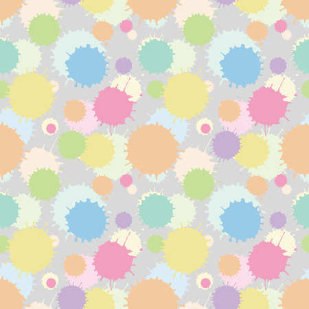 Seamless patterm with painted splash textureのイラスト素材