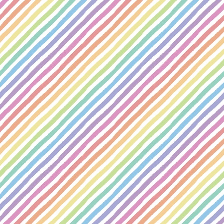 Retro seamless pattern with diagonal painted stripesのイラスト素材