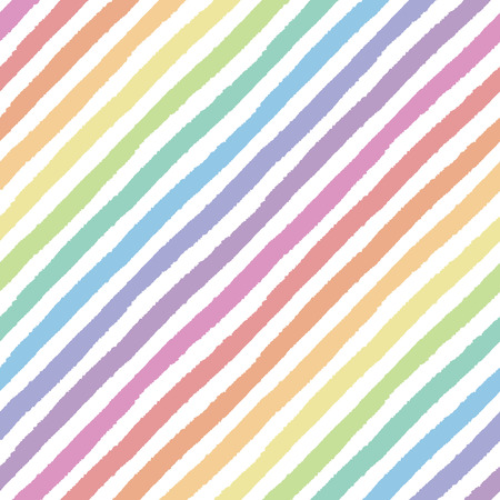 Retro seamless pattern with diagonal painted stripesのイラスト素材