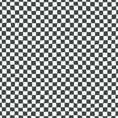 Seamless pattern with checkered geometric textureのイラスト素材