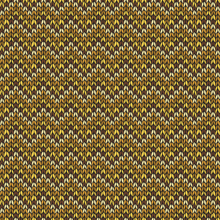 Seamless pattern with knitted chevron ornamentのイラスト素材