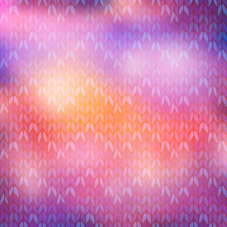 Bokeh winter knitted backgroundのイラスト素材