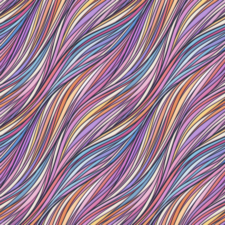 Abstract wavy lines pattern.のイラスト素材