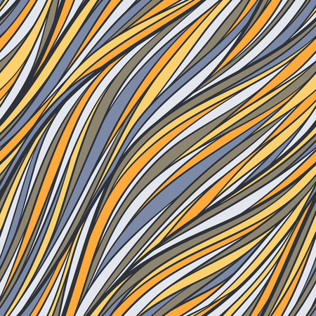 Abstract wavy lines pattern.のイラスト素材