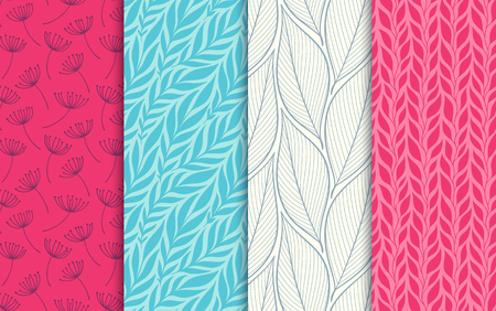 Set of nature themed banner.のイラスト素材