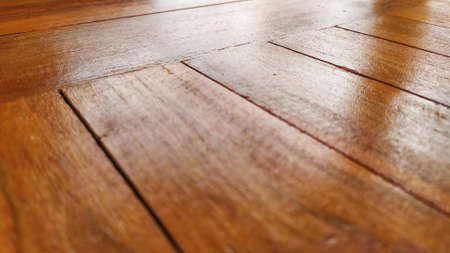 Brown and glossy wood patternの写真素材