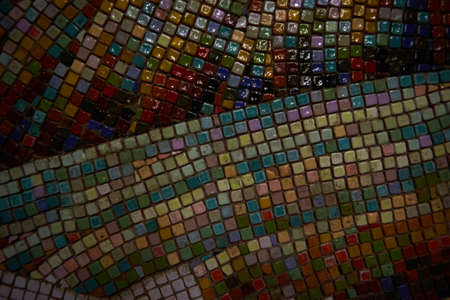 The traditional moldovan mosaic paintingの写真素材