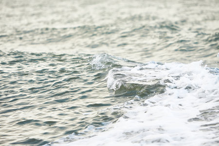 Texture of beautiful wave in the ocean.