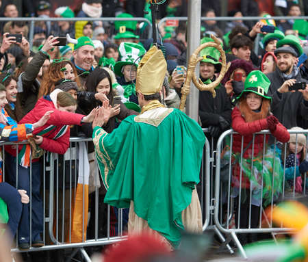 The St Patrick's Day Parade in Dublin