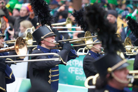 The St Patrick's Day Parade in Dublin