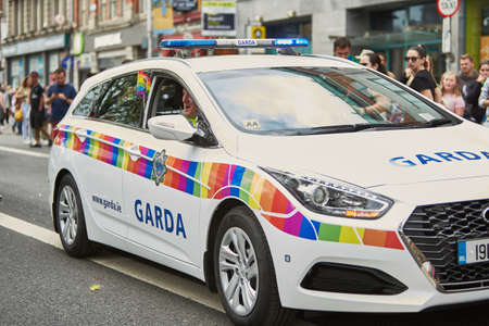 Public event for homosexual rights with a parade on the lakeside of the city.