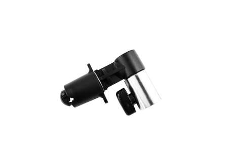 Disc Holder Clip Clamp for Tripod with Photography Background Reflector isolated on white...