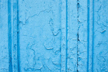 Wooden blue planks horizontal background.の写真素材