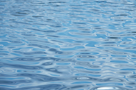 Sunlight reflecting in glittering sea. sparkling in water with beautiful texture