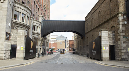 Dublin,Ireland-08.31.2022: Chariots at Guinness Storehouse, the brewery experience telling the tale of Ireland's famous beer on St James's Gate.のeditorial素材