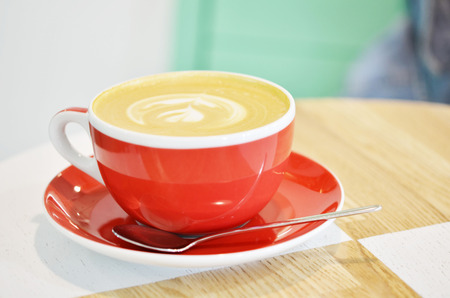 Ð¡up of coffee on table in coffee shop cafe.の写真素材