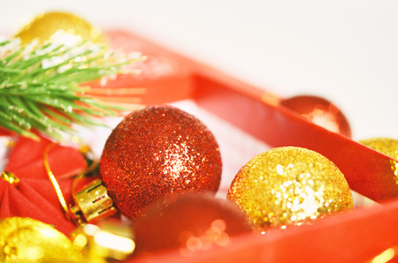 Christmas decoration. Free space for textの写真素材