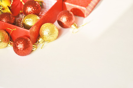 Christmas decoration. Free space for textの写真素材