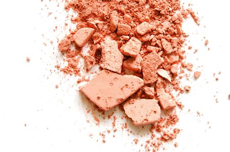 Coral eyeshadow and blush isolated on white background
. - Imageの写真素材