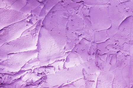 Texture of lilac decorative plaster or concrete.  Abstract background for design. - Image