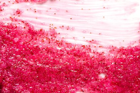 Texture of natural scrub, closeup.  Skin care concept.の写真素材