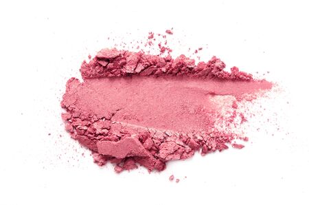 Eyeshadow sample isolated on white background. The concept of fashion and beauty industry.  - Imageの写真素材
