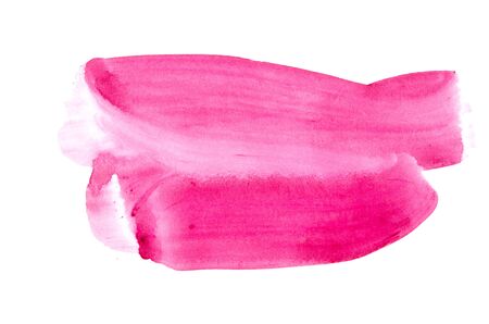 Abstract watercolor hand paint texture, isolated on white background. - Imageの写真素材