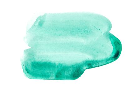 Abstract watercolor hand paint texture, isolated on white background. - Imageの写真素材