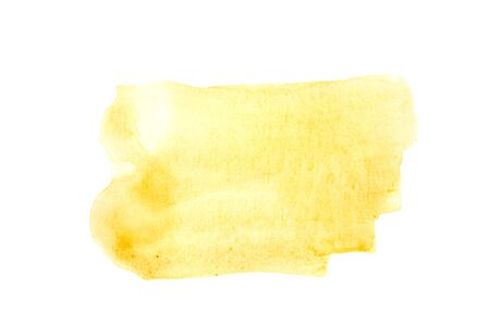 Abstract watercolor hand paint texture, isolated on white background. - Imageの写真素材